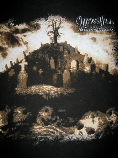 Original 1993 Cypress HILL Black Sunday Vintage T-shirt