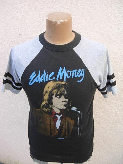 1982 Eddie Money Raglan Concert Shirt