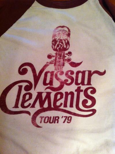 Extremely Rare Vintage Vassar Clements 1979 Tour T-Shirt