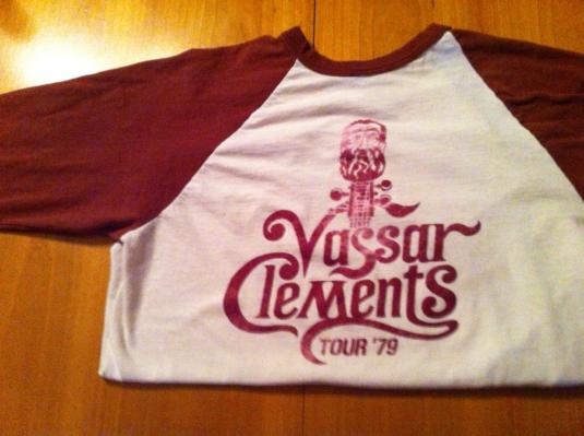 Extremely Rare Vintage Vassar Clements 1979 Tour T-Shirt