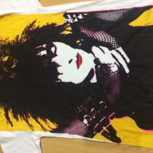 Vtg 80s Siouxsie and the banshee t shirt by European son