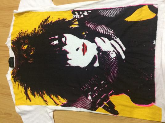 Vtg 80s Siouxsie and the banshee t shirt by European son