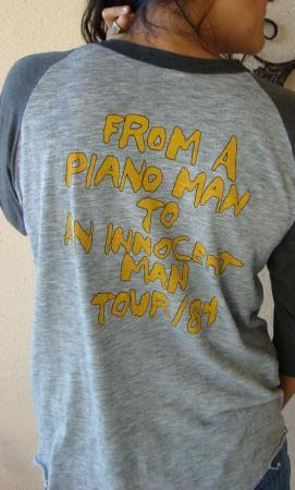 BILLY JOEL “FROM A PIANO MAN TO AN INNOCENT MAN” 1984 TOUR J