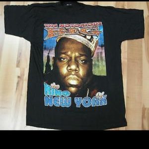 Vintage 1990's The Notorious B.I.G "King Of New York Shirt