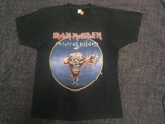 Iron maiden can i 2025 play with madness shirt