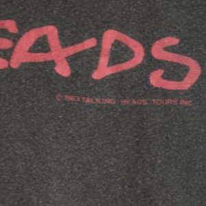 1983 Talking Heads 'Speaking In Tongues' Sleeveless Shirt
