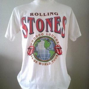 Vintage Rolling Stones 1994 Voodoo Lounge Brockum USA L