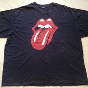Vintage Rolling Stones Unknown Year t-shirt Black 3XL