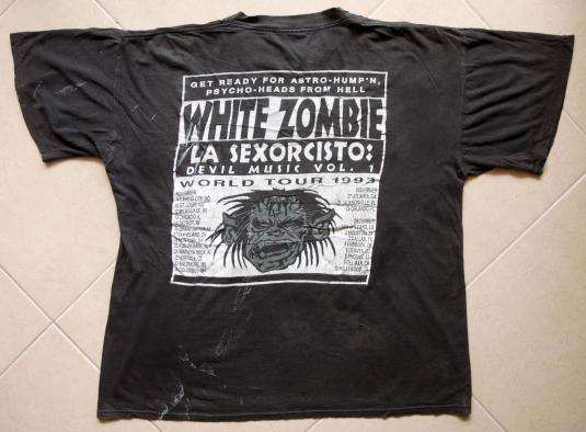 White Zombie 1993 La Sexorcisto World Tour GEM Made in USA