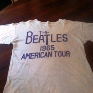 Genuine Beatles T-Shirt Purchased in 1965 at Toronto Maple L