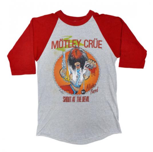Vintage 80s Motley Crue Shout At The Devil Jersey
