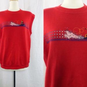 Vintage 80s Op OCEAN PACIFIC Surfer Radical Muscle Sweater