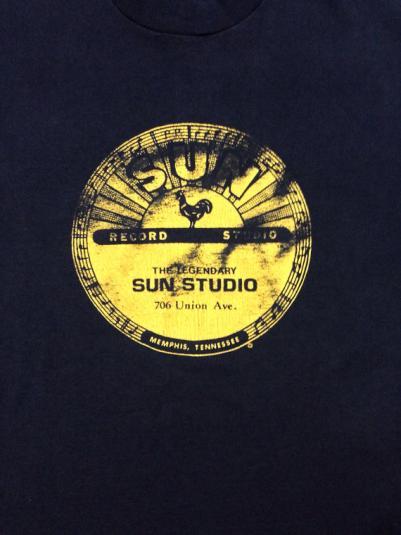 Vintage 90s SUN STUDIO Records Memphis Tennessee T Shirt