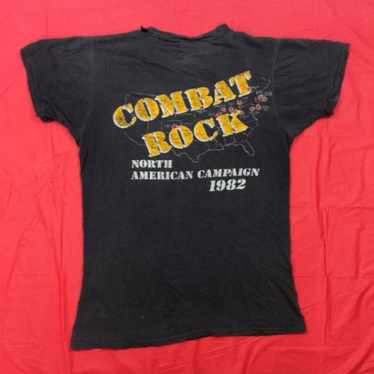 Vintage 80s Combat Rock Know Your Rights Punk Rock T Shirt