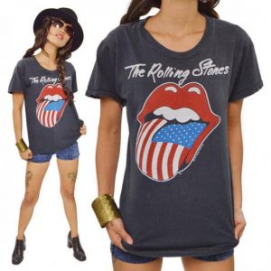 Vintage 80s The Rolling Stones Tour T Shirt