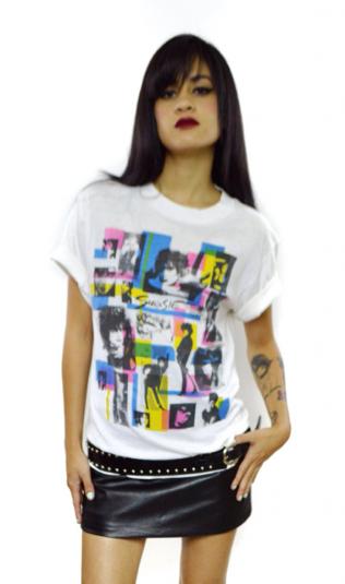 Vintage 80s Siouxsie Sioux Goth T Shirt Sz L