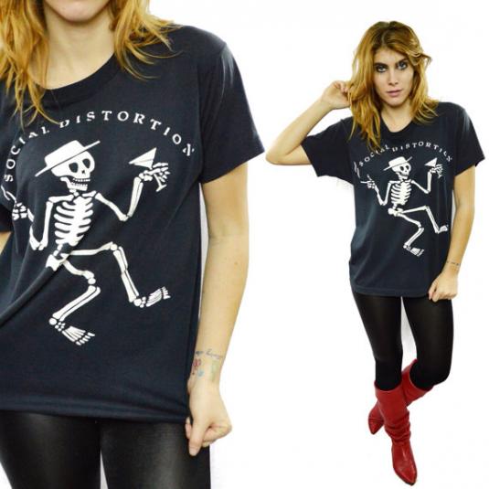 NOT Lady Social Distortion Skelly Fashion Tee 