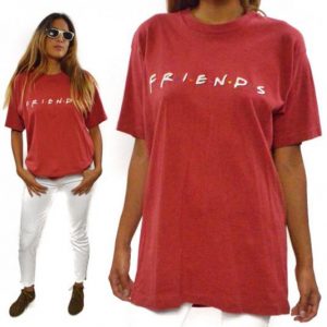 Vintage 90s Friends TV Show T Promotional T Shirt Sz L