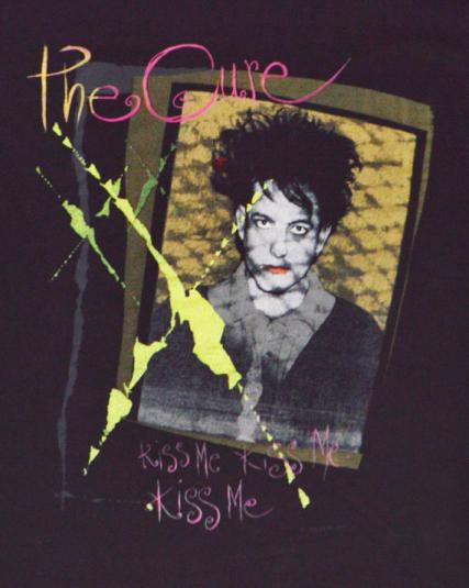 Vintage 80s The Cure Kiss Me Kiss Me Kiss Me Tour T Shirt M