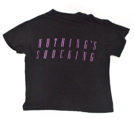 Vintage 80s Jane’s Addiction Nothing’s Shocking T Shirt Sz L
