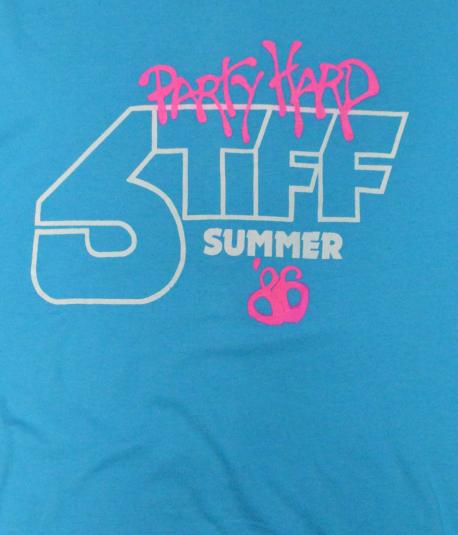 Vintage 80s Party Hard Stiff Summer ’86 T Shirt Sz L