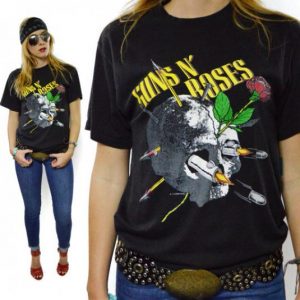 Vintage 80s Guns N' Roses Appetite For Destruction T Shirt