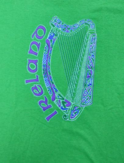 Vintage 80s Ireland Screen Stars T Shirt Sz M
