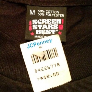 Vintage 90s Malcolm X Deadstock NWT Unwashed Screen Stars Bl