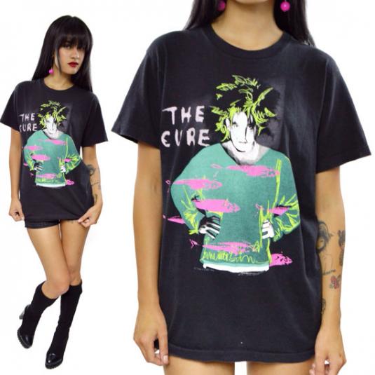 Vintage 80s The Cure Staring At The Sea T Shirt Sz M
