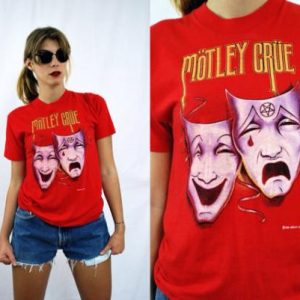 Vintage 80s MOTLEY CRUE Theater of Pain World Tour T Shirt