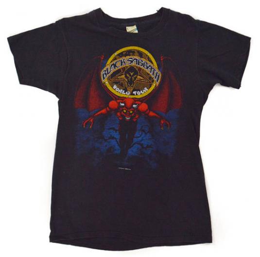 Vintage 80s Black Sabbath Heaven and Hell World Tour T Shirt | Defunkd