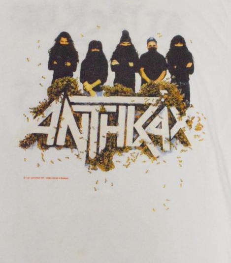 Vintage 90s Anthrax Attack of the Killer B’s Thrash Metal T