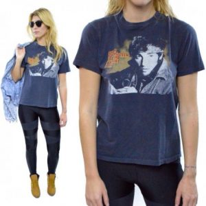 T-Shirt Rolling Stones Europe 82 Tour Ufficiale Donna, Bianca, Vestibilità Skinny