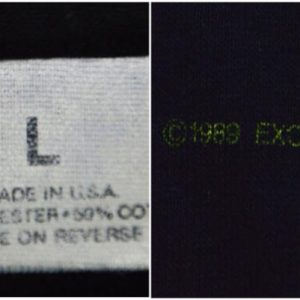 Vintage 80s Exodus Fabulous Disaster 50/50 T Shirt Sz L