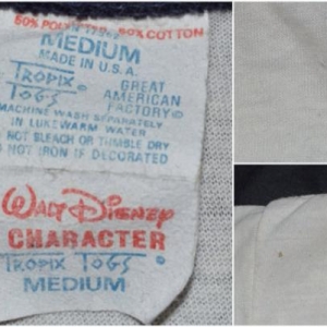 Vintage 80s MICKEY MOUSE Ringer T Shirt