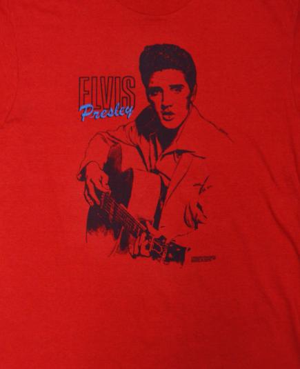 Vintage 80s Elvis Presley The King T Shirt Sz L