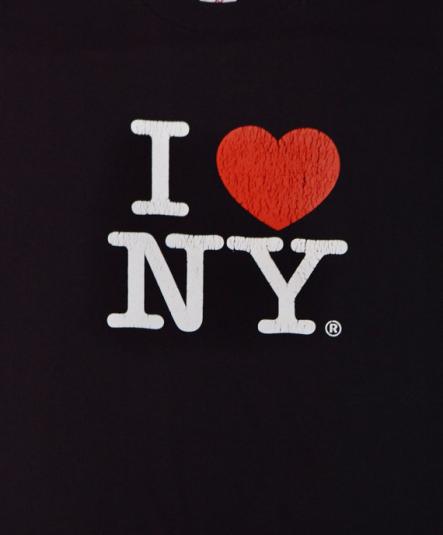 Vintage 80s I Love NY New York City Jerzees 50/50 T Shirt