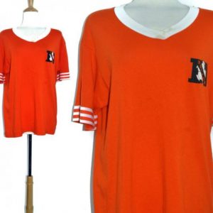 Vintage 80s Newton Soccer Indie Rock Jersey Ringer T Shirt