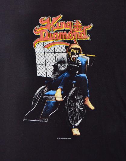 Vintage 80s King Diamond “Them” Tour 50/50 T Shirt Sz M