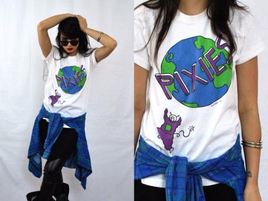 Vintage 90s PIXIES Trompe Le Monde T Shirt Sz L | Defunkd