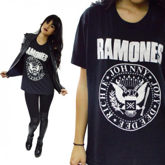 Vintage 80s Ramones Hey Ho Let’s Go T Shirt