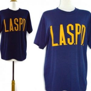 Vintage 90S L.A.S.P.D. LA School Police Department T Shirt