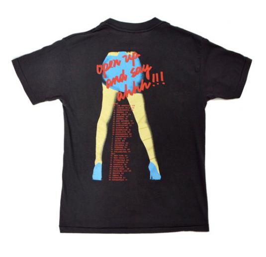 Vintage 80s Poison Open Up And Say Ahhh!!! T Shirt Sz M