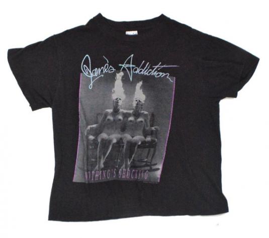 Vintage 80s Jane’s Addiction Nothing’s Shocking T Shirt Sz L