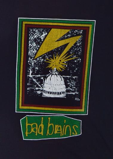 Vintage 80s Bad Brains Quickness 50/50 T Shirt Sz L