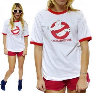 Vintage 80s Ghostbusters Promotional Ringer T Shirt Sz M