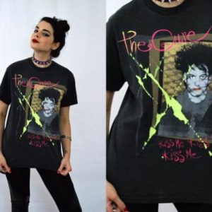 Vintage 80s THE CURE Robert Smith Kiss Me Kiss Me Kiss Me Go