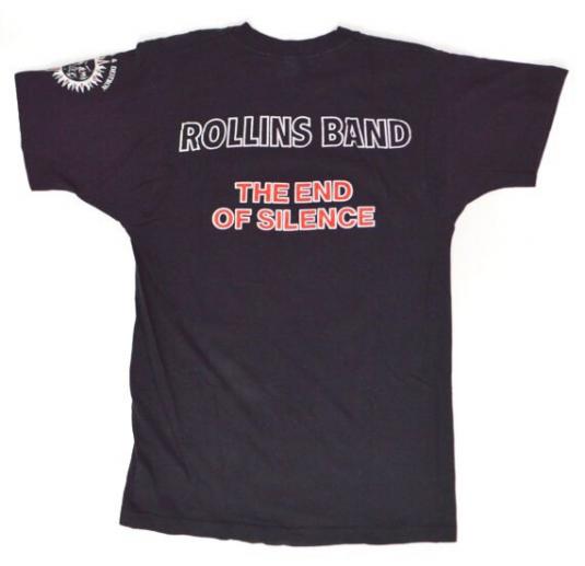 Vintage 90s Rollins Band The End of Silence T Shirt Sz L