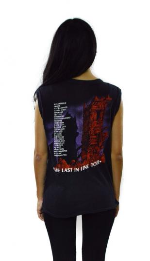 Vintage 80s DIO The Last In Line Sleeveless Tank T Shirt Sz