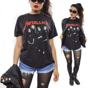 Vintage 80s Metallica ...And Justice For All T Shirt Sz L